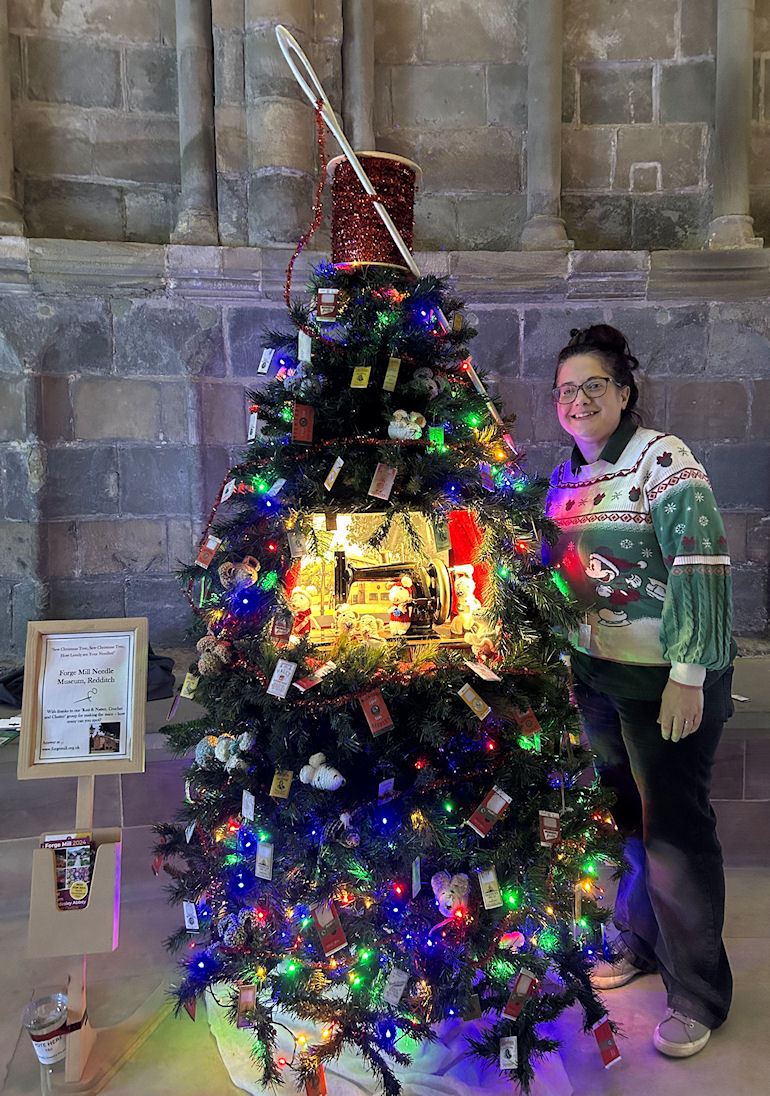 Forge Mill's Christmas Tree at Worcester Cathedral